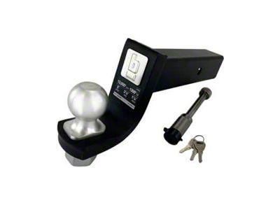 bROK 2.50-Inch Receiver HD Hitch Ball Mount with 2-5/16-Inch Ball and Locking Pin; 5-Inch Drop (Universal; Some Adaptation May Be Required)