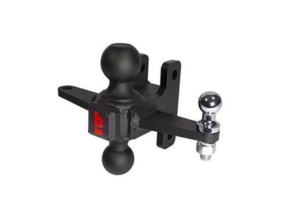 bROK Channel Mount Dual Ball Sway Control Mount for Weight Distribution Mount; 2-Inch and 2-5/16-Inch Ball (Universal; Some Adaptation May Be Required)