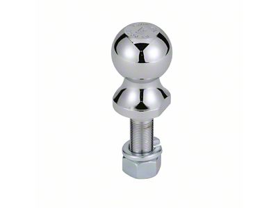 bROK 1-7/8-Inch Trailer Hitch Ball; 2-3/8-Inch Shaft; 2000 lb.