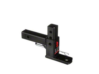bROK 2-Inch Receiver Adjustable Hitch Ball Mount; 7.50-Inch Drop (Universal; Some Adaptation May Be Required)