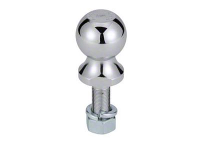 bROK 2-Inch Trailer Hitch Ball; 2 3/8-Inch Shaft; 3500 lb.