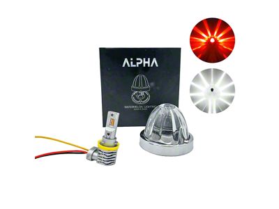 BTS Lighting Alpha Series Glass is Class Dual-Color LED Star Watermelon Light; Red/White (Universal; Some Adaptation May Be Required)