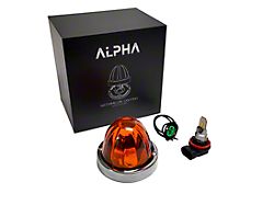 BTS Lighting Alpha Series Glass is Class LED Star Watermelon Light; Amber (Universal; Some Adaptation May Be Required)