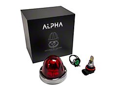 BTS Lighting Alpha Series Glass is Class LED Star Watermelon Light; Red (Universal; Some Adaptation May Be Required)