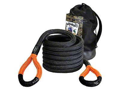 Bubba Rope 1-1/4-Inch x 20-Foot Big Synthetic Recovery Rope with Orange Eyes