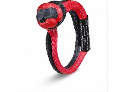 Bubba Rope 7/16-Inch Gator-JawPro Red/Black Shackle