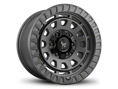 Buck Commander Venture All Satin Dark Grey 8-Lug Wheel; 17x9; 0mm Offset (08-10 F-250 Super Duty)