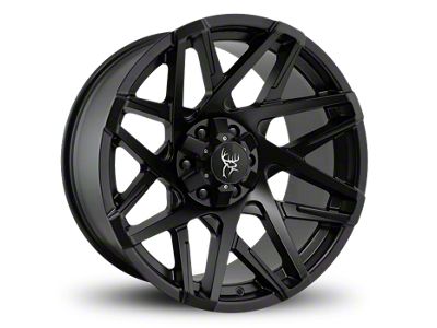 Buck Commander Canyon All Satin Black Wheel; 20x10; -25mm Offset (15-20 F-150)