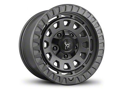 Buck Commander Venture All Satin Dark Grey 8-Lug Wheel; 17x9; 0mm Offset (23-26 F-350 Super Duty SRW)