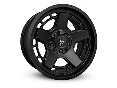 Buck Commander Atlas Satin Black 5-Lug Wheel; 17x9; 0mm Offset (05-11 Dakota)