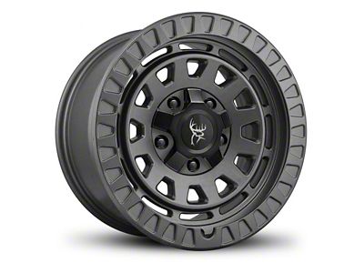 Buck Commander Venture All Satin Dark Grey 8-Lug Wheel; 17x9; 0mm Offset (17-22 F-250 Super Duty)