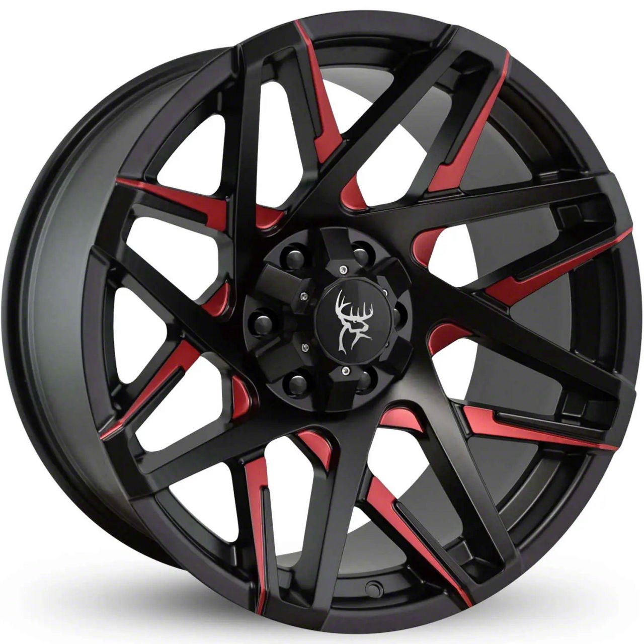 Buck Commander Yukon Canyon Satin Black Milled Face with Red Clear