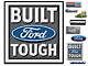 Fathead Built Ford Tough Logo Wall Decals