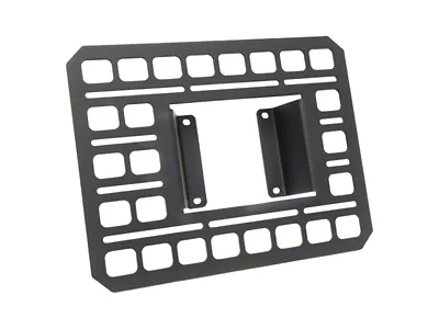 BuiltRight Industries Bedside MOLLE Rack System; Small Panel (15-25 F-150)