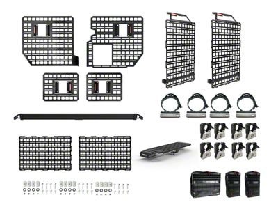 BuiltRight Industries Gear Organization MOLLE System; Pro Kit (21-25 F-150)