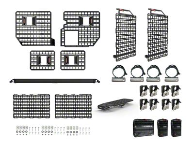 BuiltRight Industries Gear Organization MOLLE System; Pro Kit (21-24 F-150)