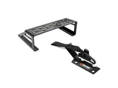 BuiltRight Industries Rear Seat Release and Dash Mount Bundle; Black Strap (15-20 F-150)