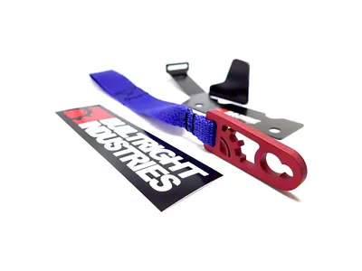 BuiltRight Industries Rear Seat Release Kit; Blue Strap (09-25 F-150 SuperCrew; 15-25 F-150 SuperCab)
