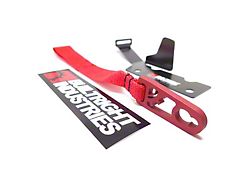 Rear Seat Release Kit; Red Strap (09-26 F-150 SuperCrew; 15-26 F-150 SuperCab)