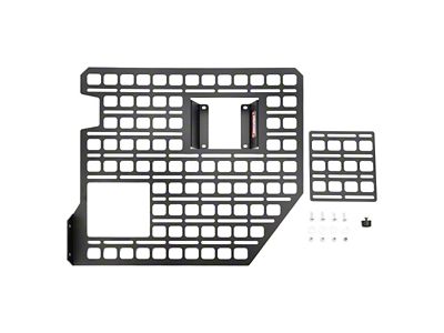 BuiltRight Industries Bedside MOLLE Rack System; Driver Rear Panel (17-25 F-250 Super Duty)