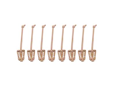 BuiltRight Industries Elastic Tech Panel Clips; 8-Piece Kit; Tan