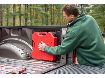 BuiltRight Industries Bedside MOLLE Rack System; Passenger Rear Panel (23-25 F-350 Super Duty w/ Pro Power OnBoard)