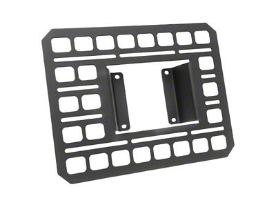 BuiltRight Industries Bedside MOLLE Rack System; Small Panel (17-25 F-350 Super Duty)