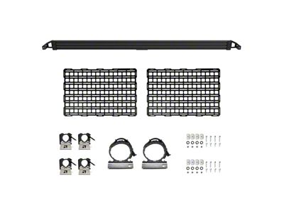 BuiltRight Industries Bulkhead Utility Rail MOLLE Kit; Stage 1 (17-25 F-350 Super Duty)