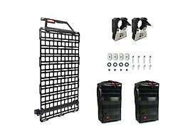 BuiltRight Industries Seat Back Tech Plate MOLLE Panel; Stage 1 Kit (17-25 F-350 Super Duty)