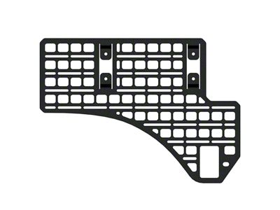 BuiltRight Industries Bedside MOLLE Rack System; Driver Front Panel (19-25 RAM 1500 w/ 5.7-Foot Box & w/o RAM Box)