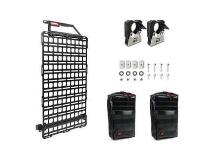 BuiltRight Industries Seat Back MOLLE Panel; Stage 1 Kit (19-25 Sierra 1500)
