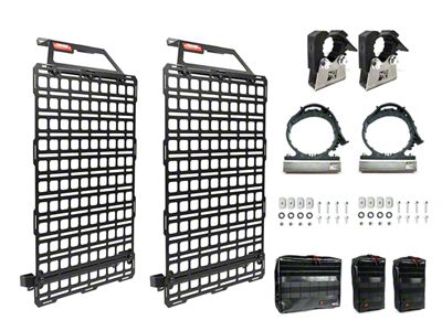 BuiltRight Industries Seat Back MOLLE Panel; Stage 2 Kit (19-25 Sierra 1500)