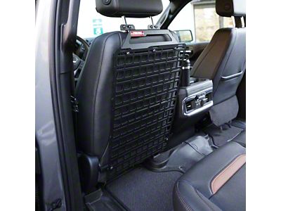 BuiltRight Industries Seat Back Tech Plate MOLLE Kit (19-25 Sierra 1500)