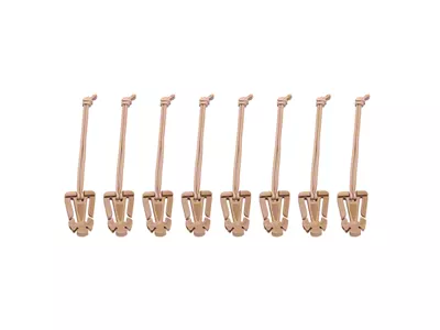 BuiltRight Industries Elastic Tech Panel Clips; 8-Piece Kit; Tan