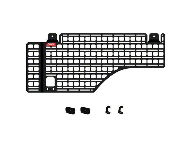 BuiltRight Industries Silverado 1500 Bedside MOLLE Rack System; Driver ...