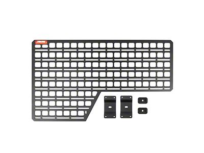 BuiltRight Industries Bedside MOLLE Rack System; Rear Panel (19-25 Silverado 1500 w/ 5.80-Foot Short & 6.50-Foot Standard Box)