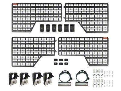 BuiltRight Industries Bedside MOLLE Rack System; Stage 1 Kit (19-25 Silverado 1500 w/ 6.50-Foot Standard Box)