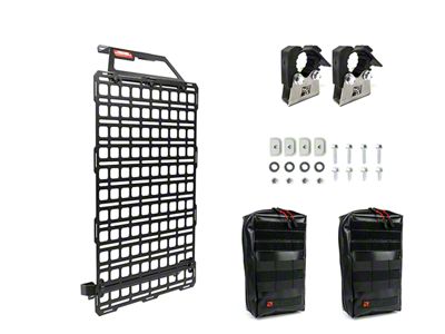BuiltRight Industries Seat Back MOLLE Panel; Stage 1 Kit (19-24 Silverado 1500)