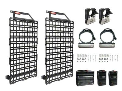 BuiltRight Industries Seat Back MOLLE Panel; Stage 2 Kit (19-25 Silverado 1500)
