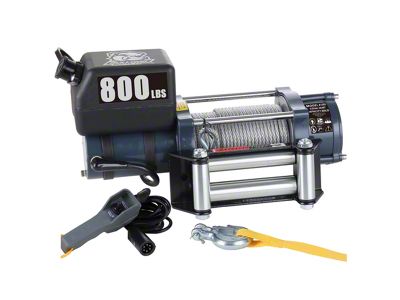 Bulldog Winch 800 lb. Hoist; 12-Volt (Universal; Some Adaptation May Be Required)