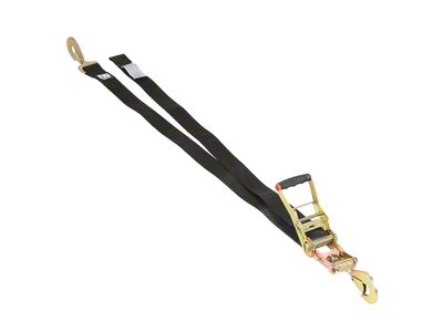 Bulldog Winch 2-Inch x 8-Foot Ratcheting Tie Down Strap; 10,000 lb.