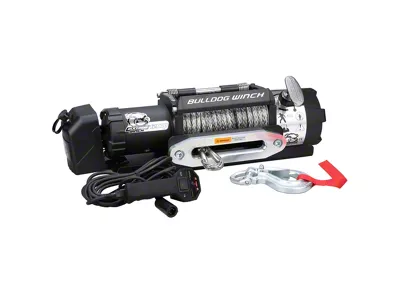 Bulldog Winch 12,000 lb. Trailer Winch with Synthetic Rope (Universal; Some Adaptation May Be Required)