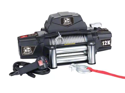 Bulldog Winch 12,000 lb. Winch with Synthetic Rope (Universal; Some Adaptation May Be Required)