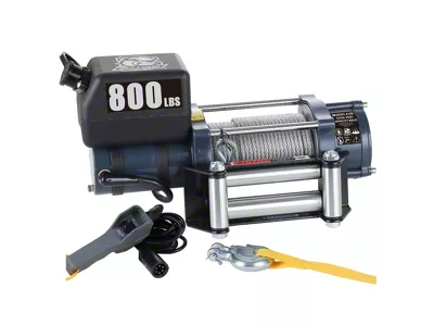Bulldog Winch 800 lb. Hoist; 12-Volt (Universal; Some Adaptation May Be Required)