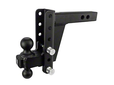 BulletProof Hitches Heavy Duty 2-Inch Receiver Hitch Ball Mount; 6-Inch Drop/Rise (Universal; Some Adaptation May Be Required)