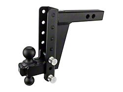 BulletProof Hitches Heavy Duty 2-Inch Receiver Hitch Ball Mount; 8-Inch Drop/Rise (Universal; Some Adaptation May Be Required)