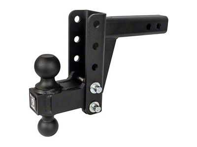 BulletProof Hitches Medium Duty 2-Inch Receiver Hitch Ball Mount; 4-Inch Drop/Rise (Universal; Some Adaptation May Be Required)