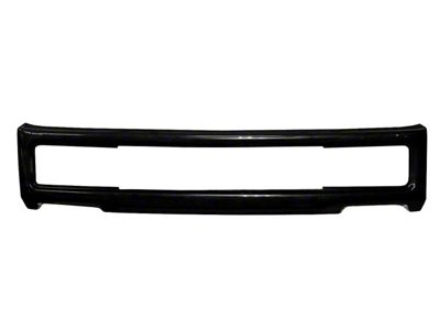 Front Bumper Center Section Cover; Gloss Black (18-20 F-150 Lariat, XL, XLT)
