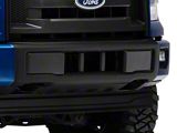 Front Bumper Center Section Cover with Tow Hook Openings; Matte Black (15-17 F-150 Lariat w/o Sport Package, XL, XLT)
