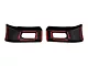 Front Bumper Side Section Cover with Fog Light Cutouts; Gloss Black (15-17 F-150 XL, XLT, Lariat)
